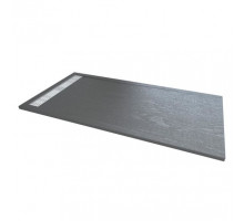 Душевой поддон RGW Stone Tray 80*180*3,3 прямоугольный графит с дизайн-решеткой