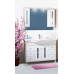 Комплект мебели Бриклаер Бали 120 светлая лиственница/белый глянец