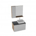 Комплект мебели Grossman Альба 80 дуб веллингтон/белый Soft Touch