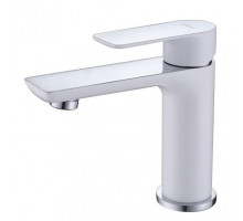 Смеситель ABBER Weiss Insel AF8010W для раковины, белый/хром