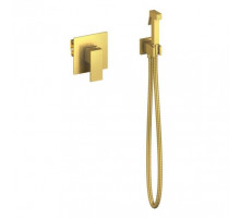 Гигиенический душ со смесителем Timo Selene 2089/17SM золото матовое скрытый монтаж