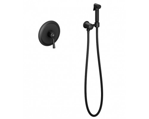 Гигиенический душ со смесителем Timo Arisa 5309/03SM скрытый монтаж черный матовый