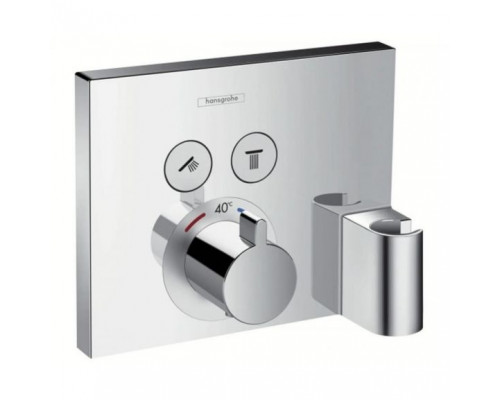 Термостат Hansgrohe Shower Select 15765000 для ванны и душа на 2 выхода скрытый монтаж