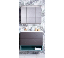 Комплект мебели Бриклаер Кристалл 80 4 софт графит/муссон