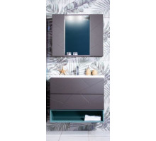 Комплект мебели Бриклаер Кристалл 80 3 софт графит/муссон