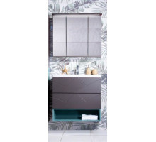 Комплект мебели Бриклаер Кристалл 70 софт графит/муссон