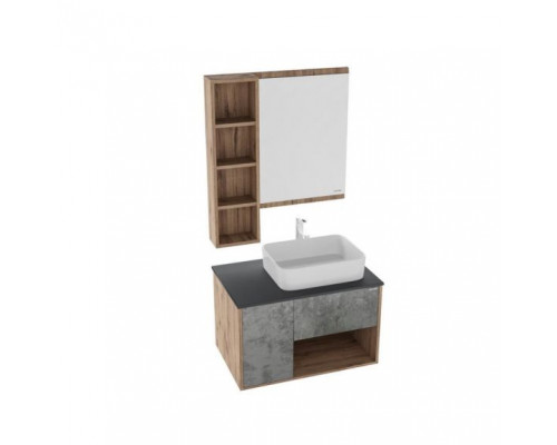 Комплект мебели Grossman Бруно 80 дуб веллингтон/бетон