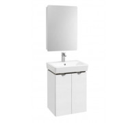 Комплект мебели Aquaton Скай 55 белый глянец/серый кашемир напольный