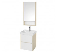 Комплект мебели Aquaton Сканди 45 белый глянец/дуб верона