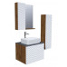 Комплект мебели Grossman Альба 65 дуб веллингтон/белая Soft Touch