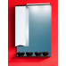 Зеркало-шкаф Бриклаер Токио 60 венге/белый глянец L