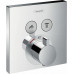 Термостат Hansgrohe Shower Select 15763000 для ванны и душа на 2 выхода скрытый монтаж