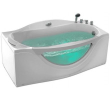Акриловая ванна Gemy G9072 C R 171х92 со стеклянной стенкой