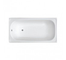 Стальная ванна White Wave Classic 150х75 в комплекте с белыми подставками