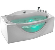 Гидромассажная ванна Gemy G9072 B R 171х92 со стеклянной стенкой