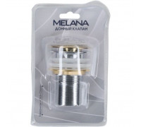 Донный клапан без перелива Melana (золото) MLN-330304G в блистере
