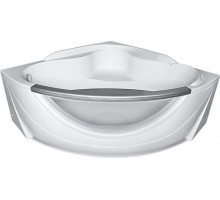 Акриловая ванна Aima Design Grand Luxe 155х155 с каркасом, панелью и стеклянной стенкой (комплект)