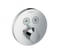 Внешняя часть для термостата Hansgrohe Shower Select S 15743000 для 2 потребителей
