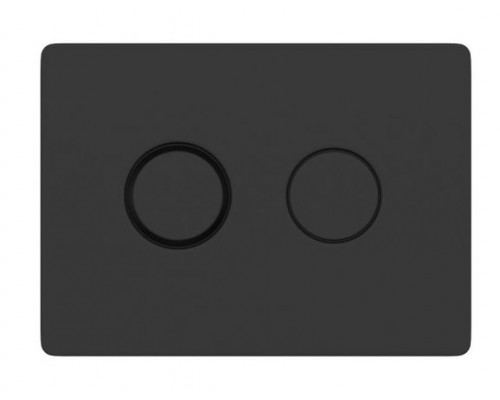 Клавиша смыва Cersanit Accento Circle для Aqua 50 пневматическая черная матовая/пластик