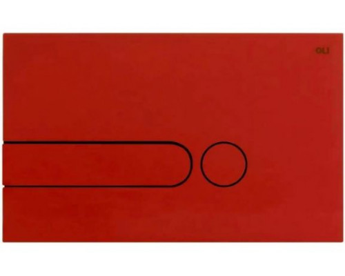 Клавиша смыва Oli I-Plate 670007 красный