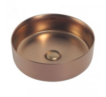 Накладная раковина ABBER Bequem AC2108MRG розовое золото матовое 36*36