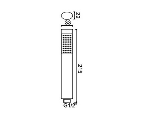 Душевая лейка RGW Shower Panels 21140601-01