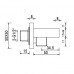 Шланговое подключение RGW Shower Panels 21140682-01 с держателем для лейки