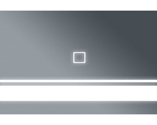 Зеркало Бриклаер Эстель-1 120 с Led подсветкой, сенсорный выключатель
