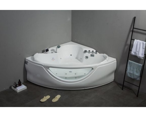 Гидромассажная ванна Gemy G9025 II K 155х155 со стеклянной стенкой