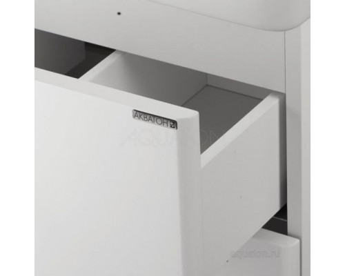 Комплект мебели Aquaton Америна 80М белый глянец L