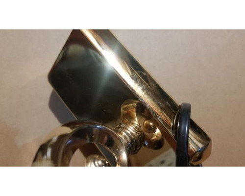 Светильник Aquaton 3009/M/ORO золото красный плафон (уценка)