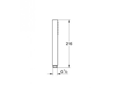 Душевая лейка Grohe Euphoria Cube 27884001 металл