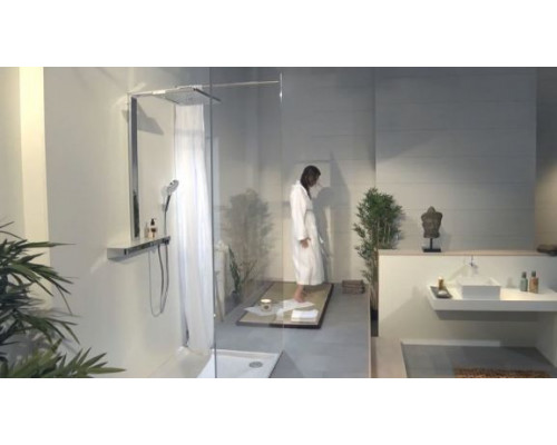 Душевая стойка Hansgrohe Rainmaker Select 460 с верхним душем и термостатом на 3 потребителей