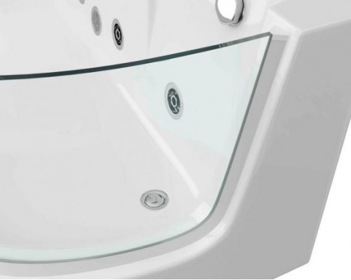 Гидромассажная ванна Grossman GR-17000-1L 170x80 со стеклянной стенкой