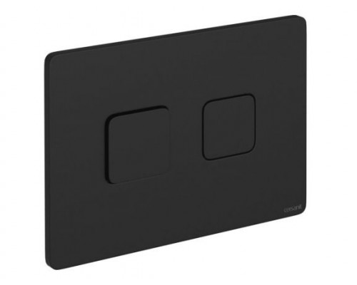 Клавиша смыва Cersanit Accento Square для Aqua 50 пневматическая черная матовая/пластик