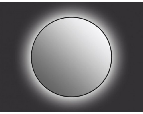 Зеркало Cersanit Eclipse 80 с Led-подсветкой инфракрасный выключатель черная глянцевая рама