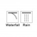 Верхний душ RGW Shower Panels 21140274-01 скрытый монтаж