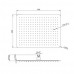 Верхний душ RGW Shower Panels 21148440-01 прямоугольный хром