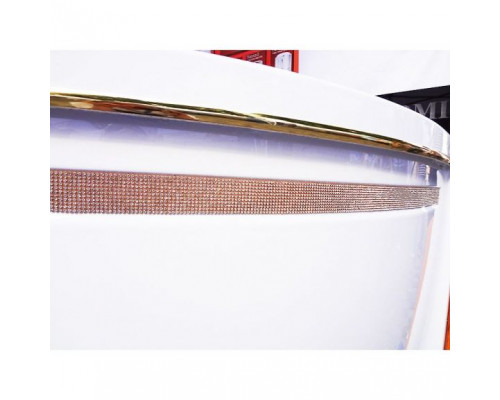 Декоративная горизонтальная вставка Vannesa "Кристаллы Swarovski" Монти на боковую длинную панель (на выбор по фото)