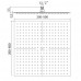 Верхний душ RGW Shower Panels 21148240-01 квадратный хром