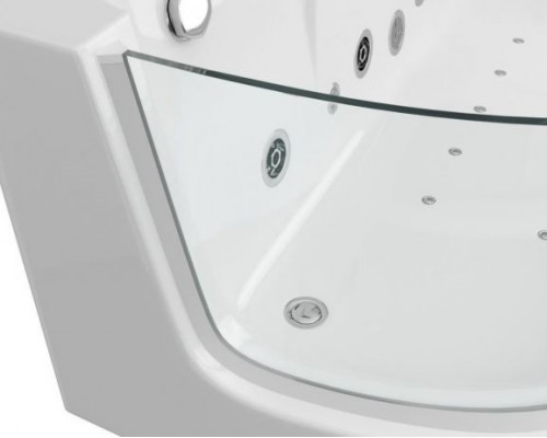 Гидромассажная ванна Grossman GR-17000R 170х80 R со стеклянной стенкой