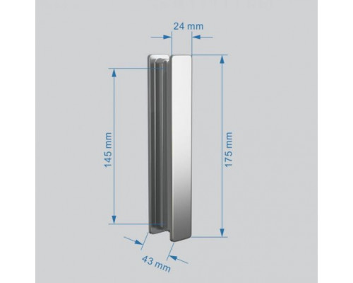 Душевая дверь в нишу ABBER Komfort AG90120 120*200 L/R без поддона