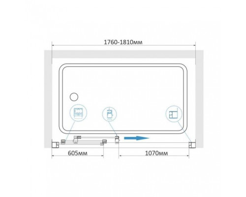 Шторка на ванну RGW Screens 04114118-51 180*150 рифленое стекло