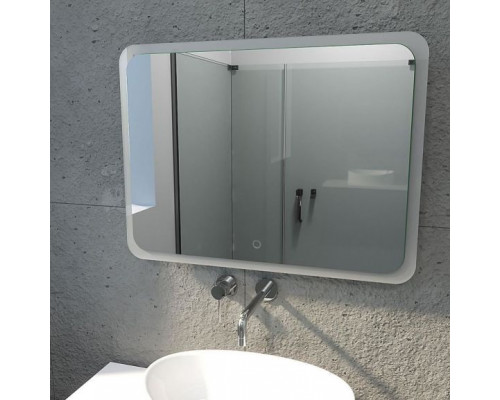 Зеркало 1Marka Amour 80 прямоугольное с Led подсветкой и сенсорным выключателем (ЛДСП)