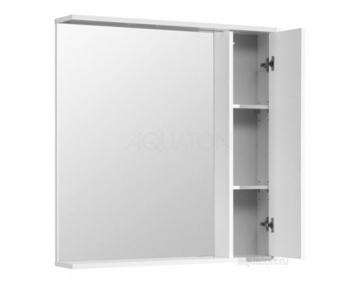Комплект мебели Aquaton Стоун 80 белый глянец