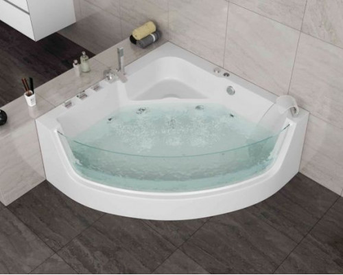 Гидромассажная ванна Grossman GR-15000-1 150x150 со стеклянной стенкой