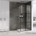 ABBER Душевая перегородка Immer Offen AG62100B Walk-in 100*214 L/R с поддоном 100*80*14