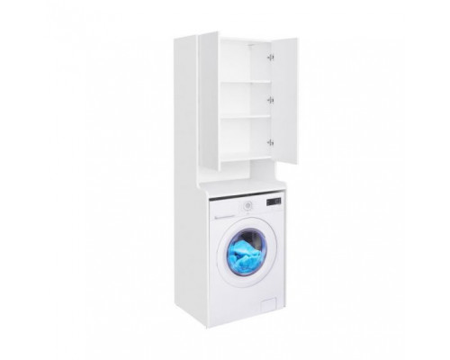Шкаф Aquaton Лондри 65 белый глянец для стиральной машины