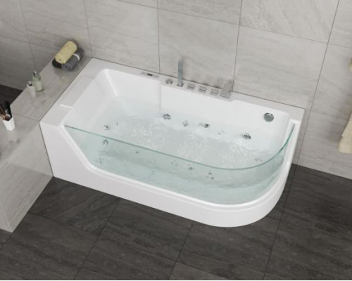 Гидромассажная ванна Grossman GR-17000L 170х80 L со стеклянной стенкой