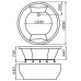 Акриловая ванна Aima Design Omega 180х180